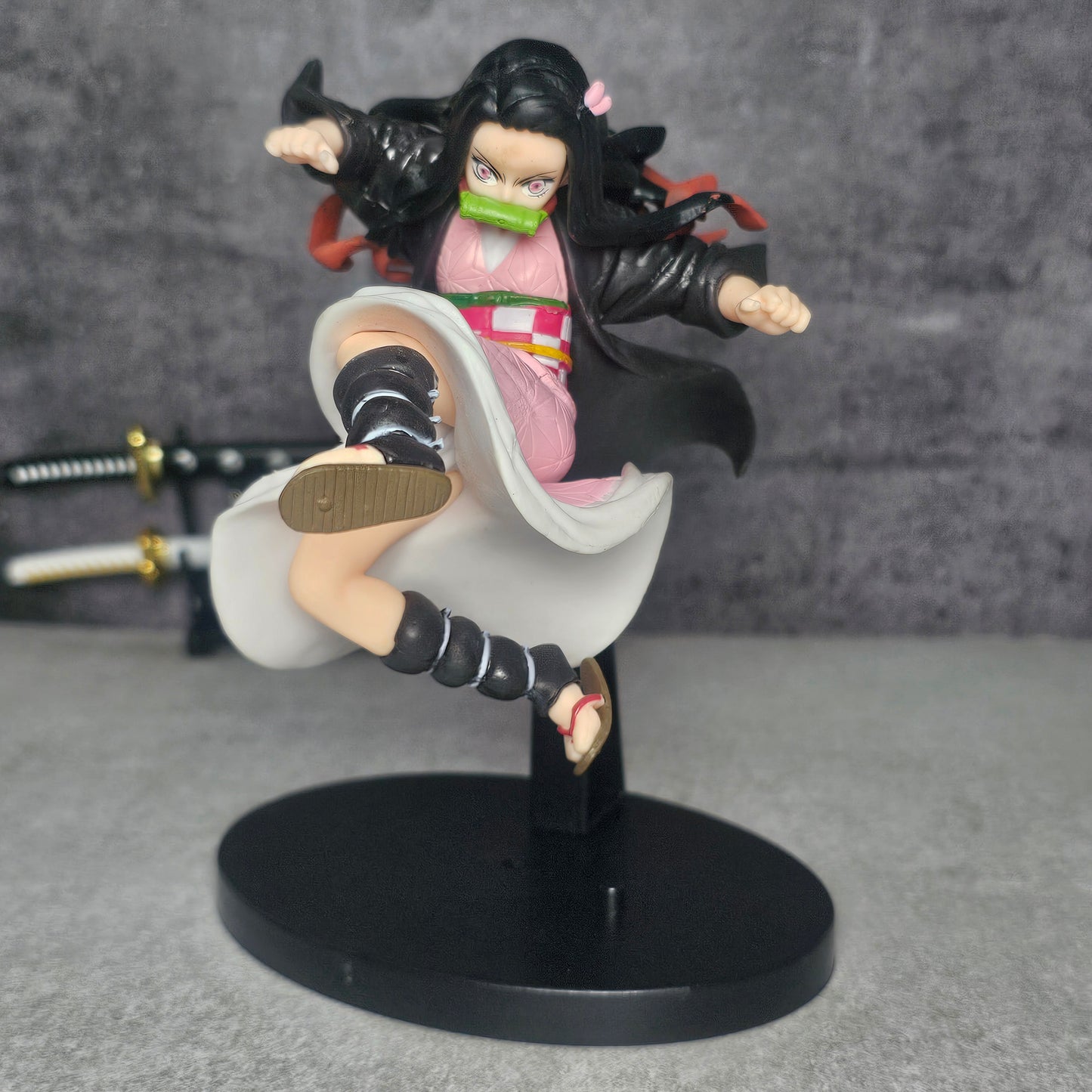 Demon Warrior Kick Pose Anime Figure (15 Cm)