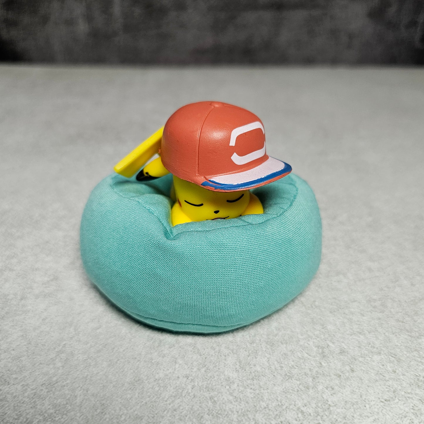 Sleeping mon with cushion