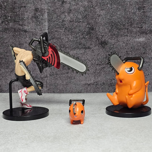 Chainsaw Warrior Anime Figure Set of 3