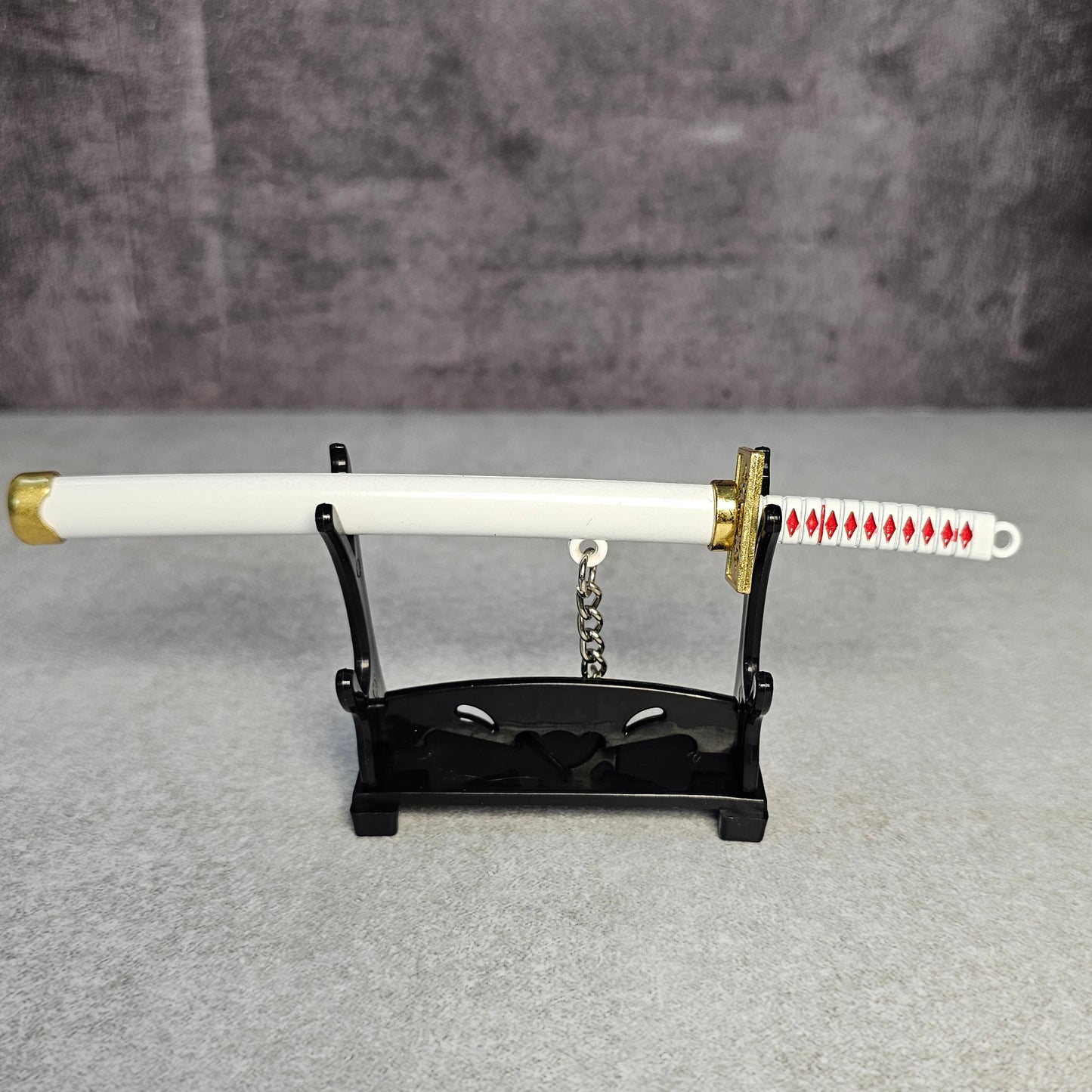 Katana Keychain (White)