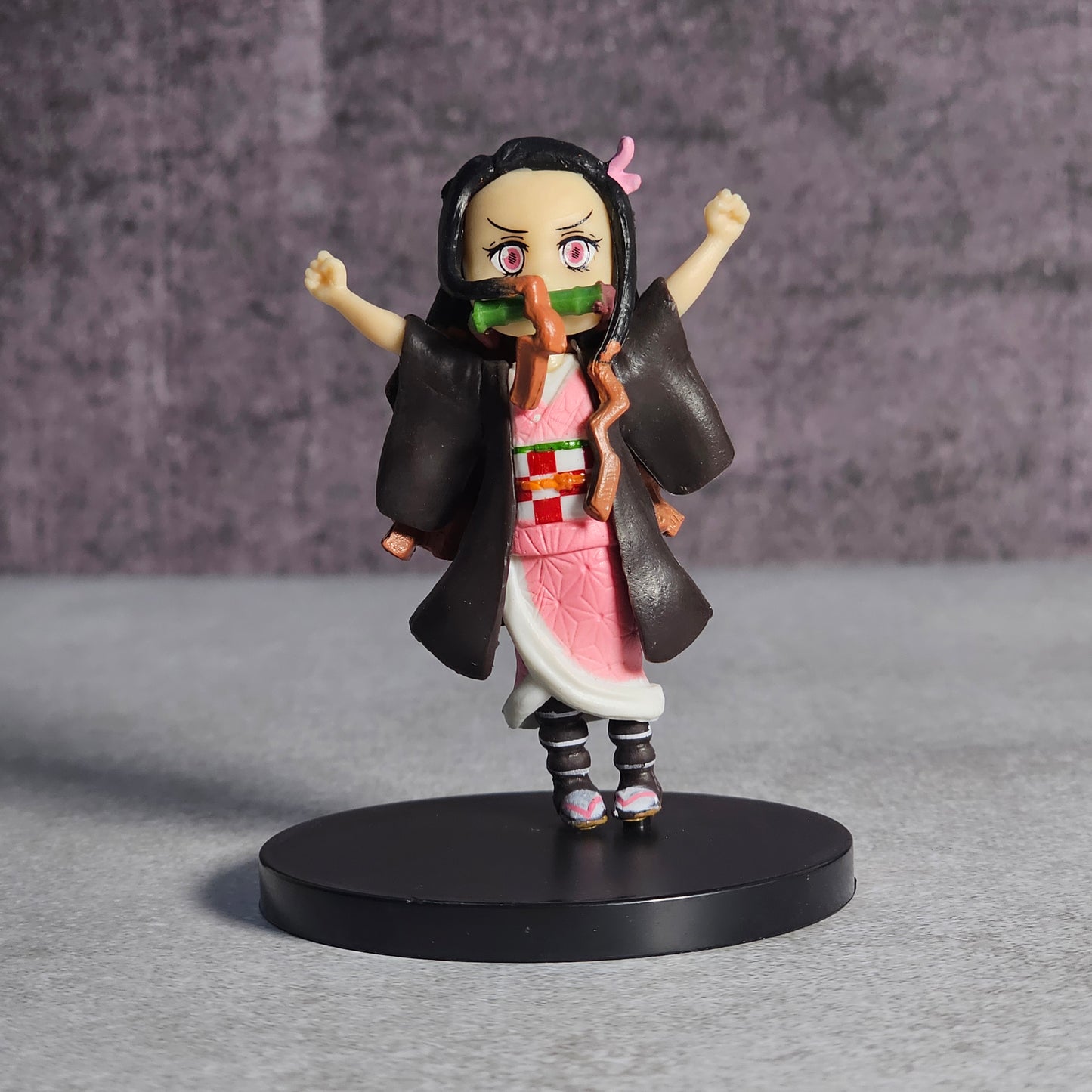 Demon-Inspired Bamboo Girl Figure Set – Set of 5 Collectible Anime Figures