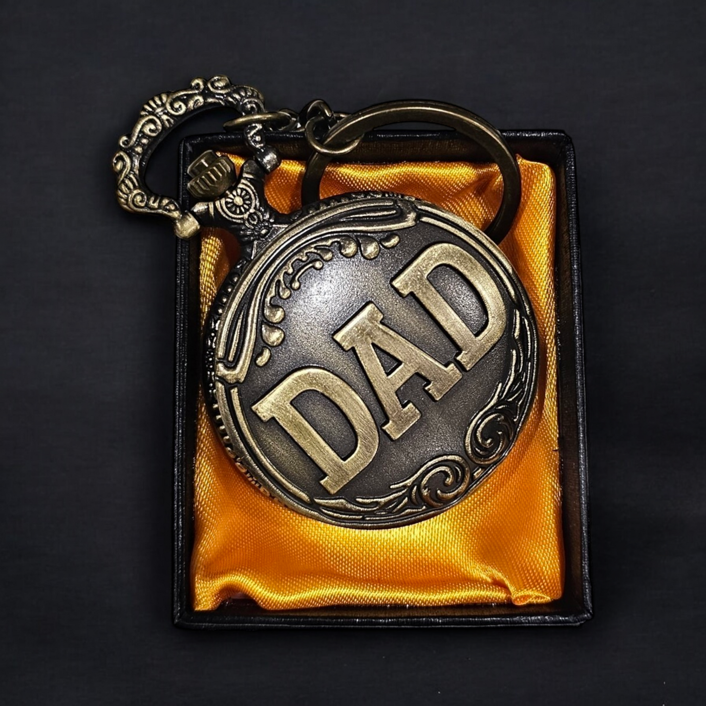 DAD Engraved Pocket Watch - Sentimental and Timeless Gift