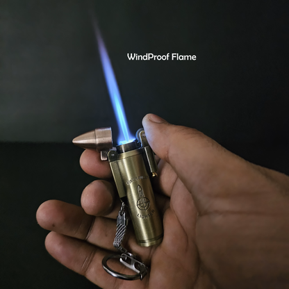 Bullet Jet Flame Keychain Lighter