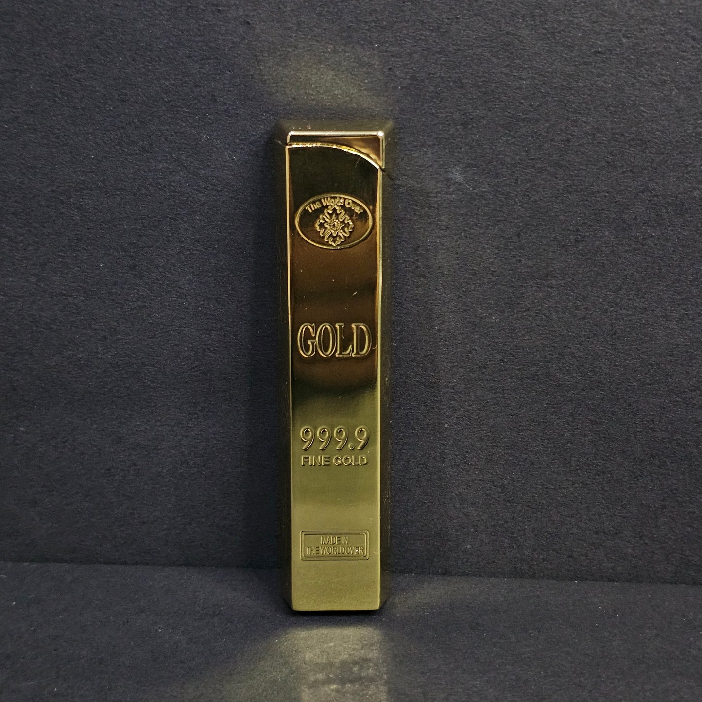 Gilded Glamour: The Gold Bar Lighter