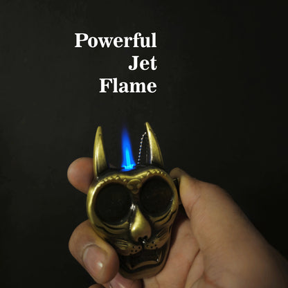 Skull Windproof Jet Lighter - Bold and Reliable Flame