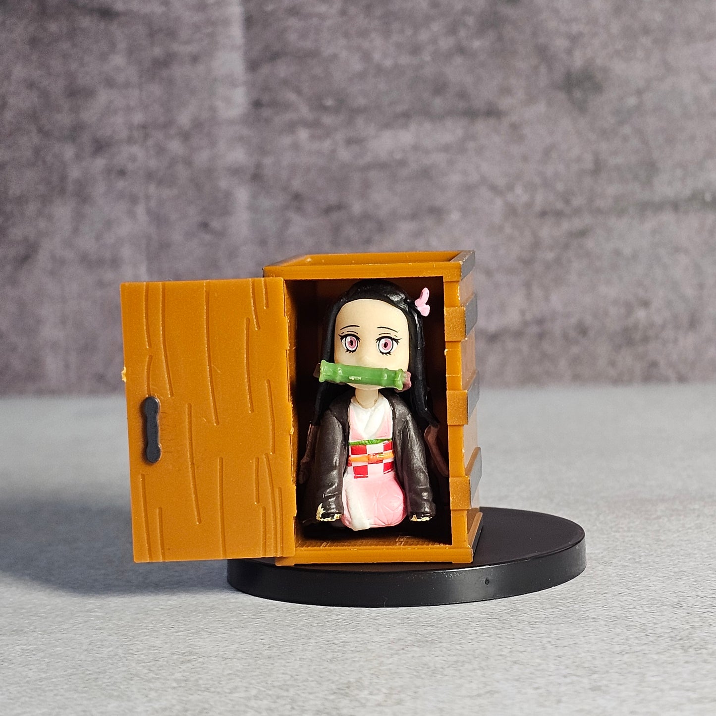 Demon-Inspired Bamboo Girl Figure Set – Set of 5 Collectible Anime Figures