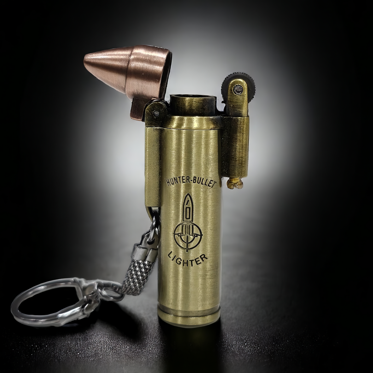 Bullet Jet Flame Keychain Lighter