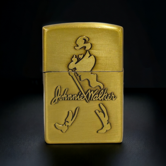 Johnny Walker Golden Butane Gas Lighter - Premium Design & Superior Flame