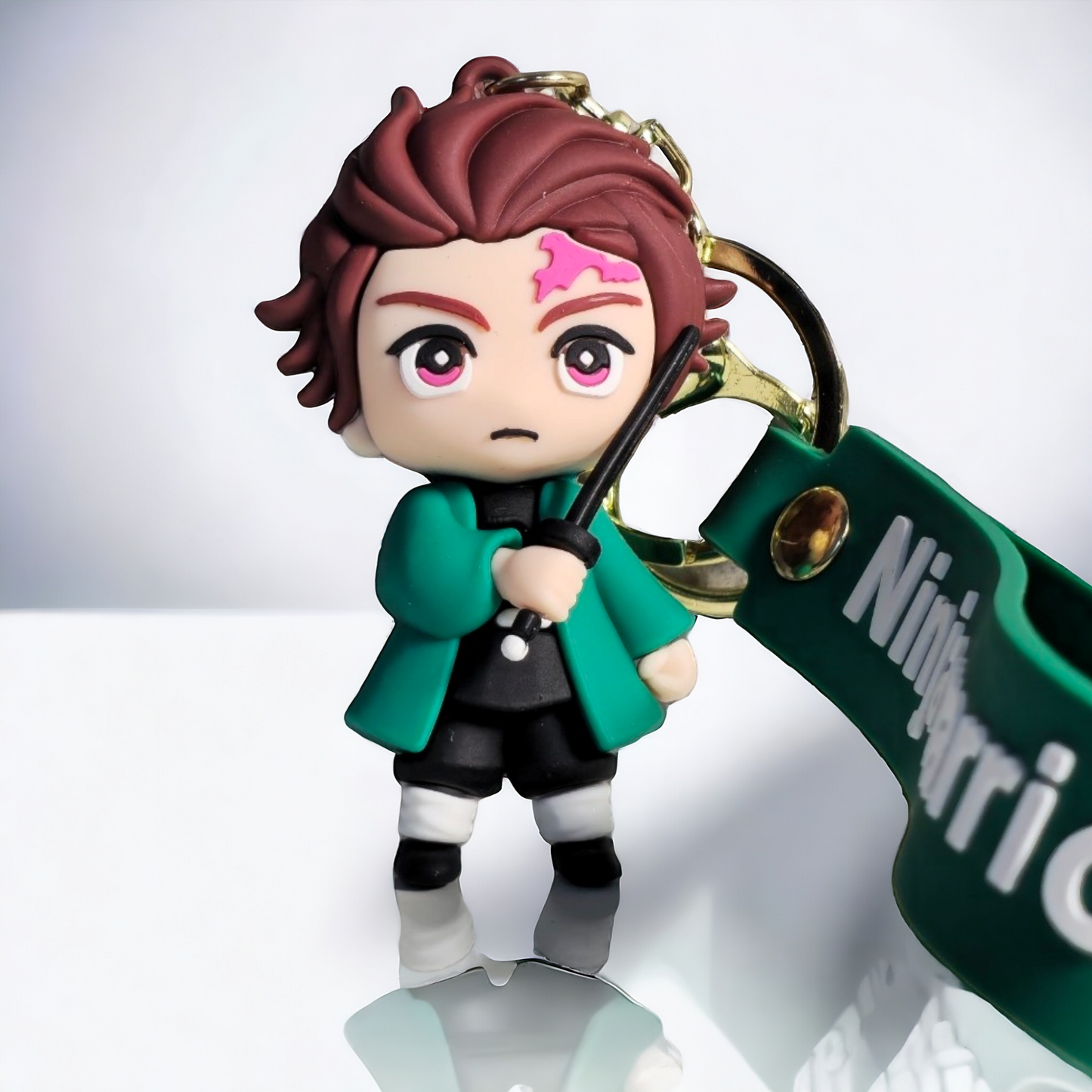 Tanjiro Action Figure Keychain - Demon Slayer Collectible