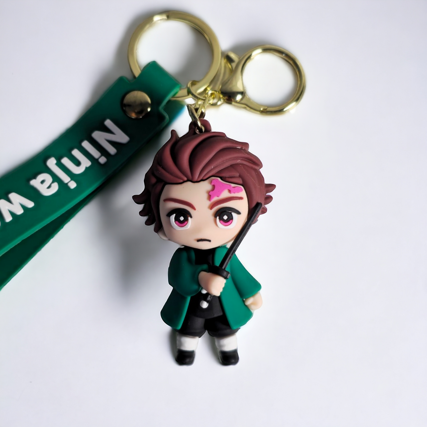 Tanjiro Action Figure Keychain - Demon Slayer Collectible