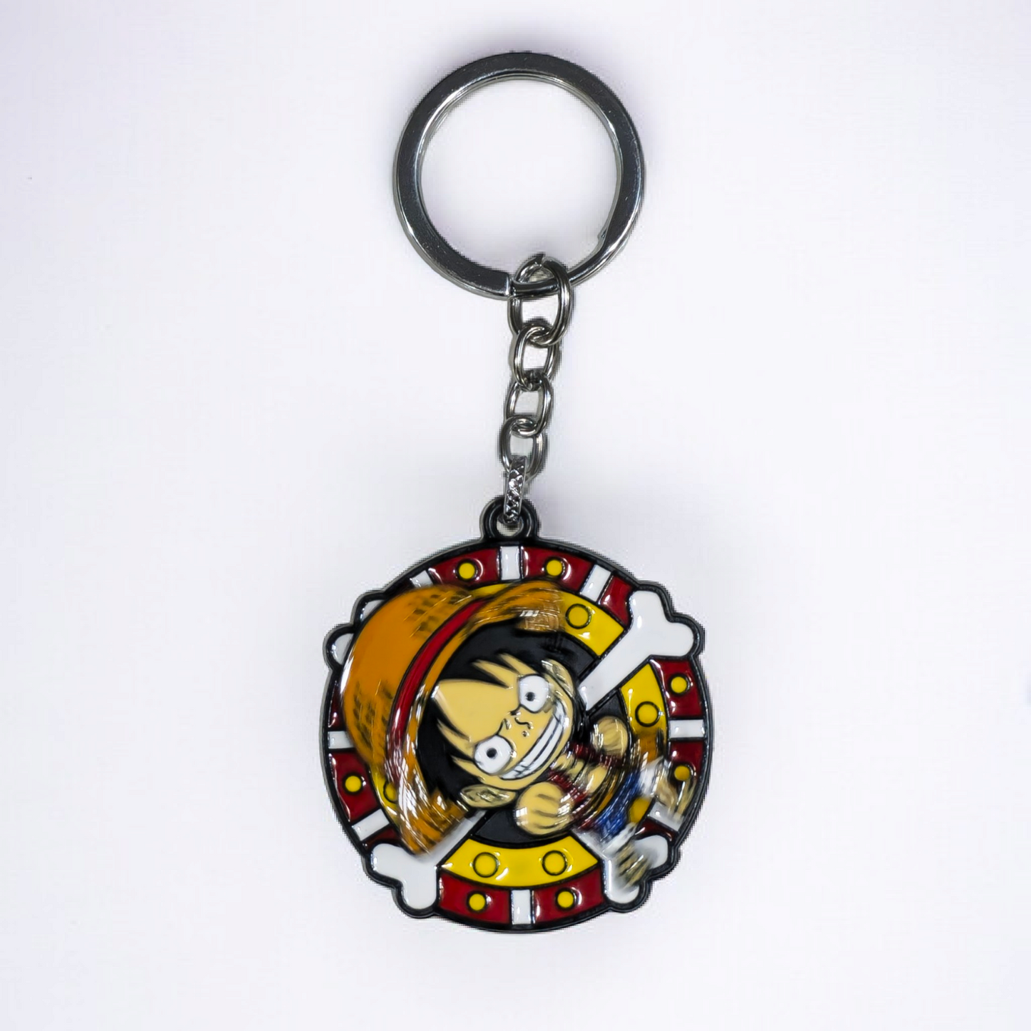 Dr. Monkey D. Luffy Fidget Spinner Keychain - Fun One Piece Collectible