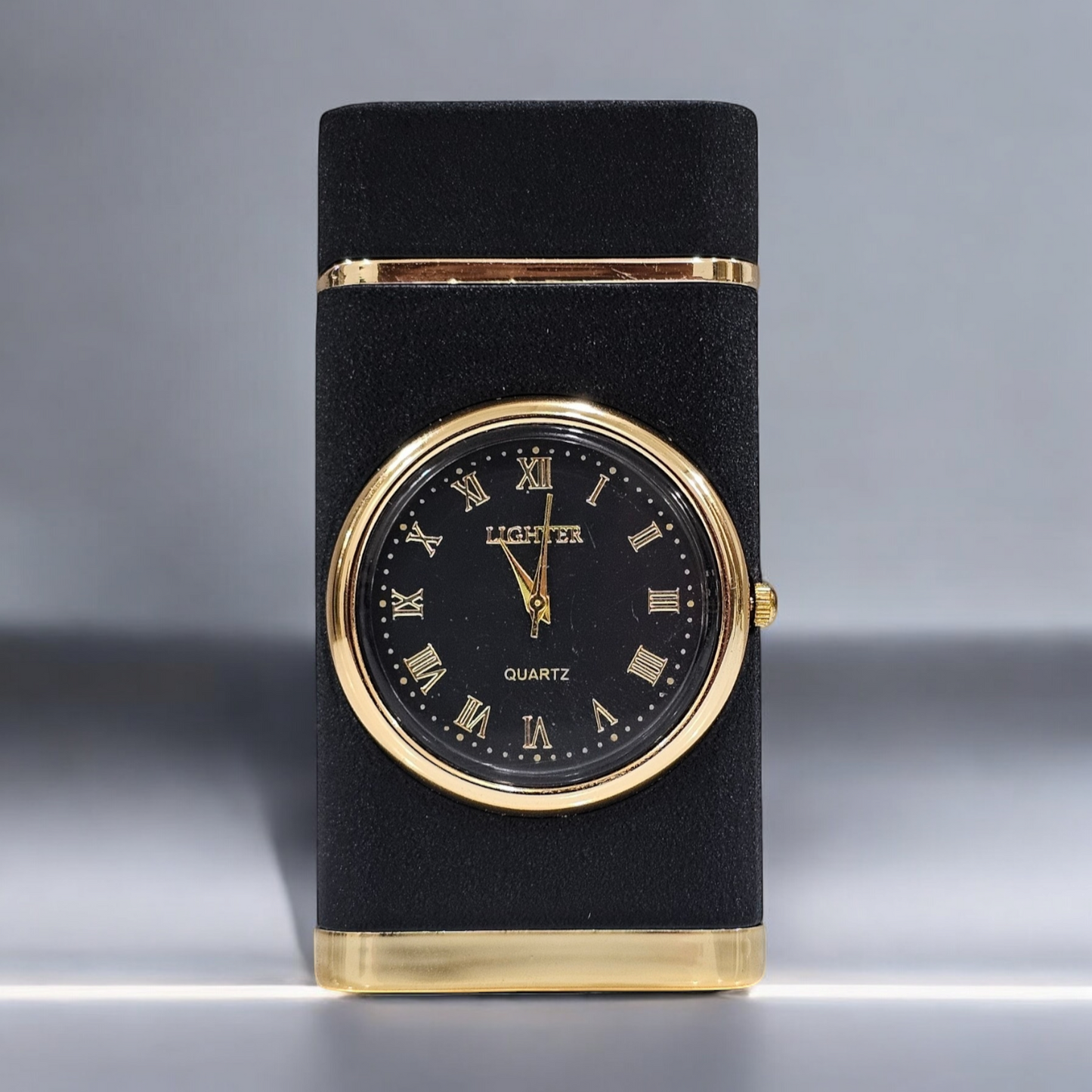 Jet Flame Lighter with Built-In Light-Up Watch - Stylish and Functional Accessory