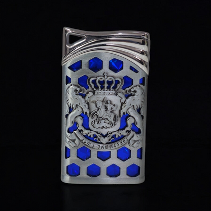 Premium Jet Flame Metal Glass Lighter - Sleek, Stylish, and Powerful