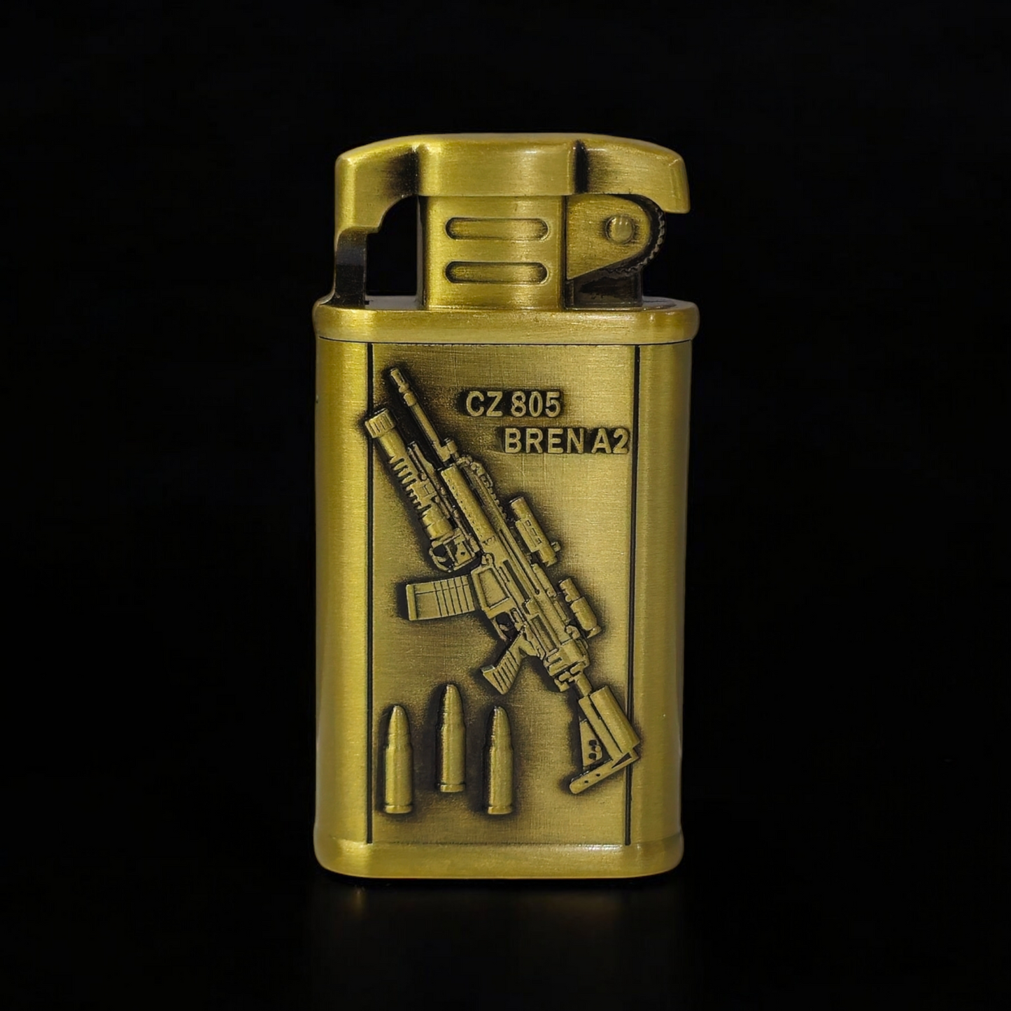 Engraved Metal Jet Flame Lighter - Timeless Elegance and Power