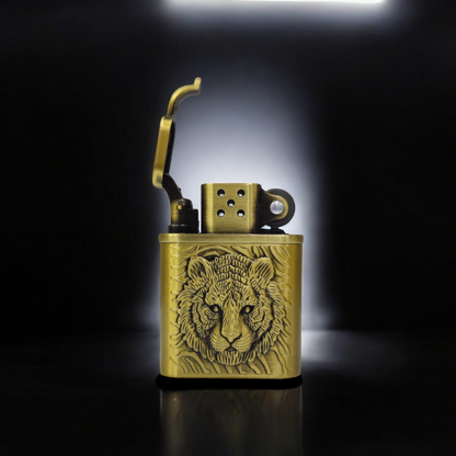 Classic Vintage Metal Lighter - Timeless Style for Every Generation