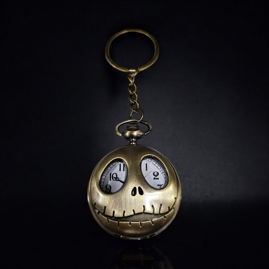 Skull Face Pocket Watch - Bold and Unique Timepiece