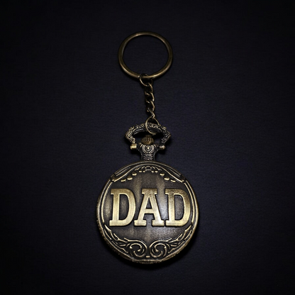 DAD Engraved Pocket Watch - Sentimental and Timeless Gift